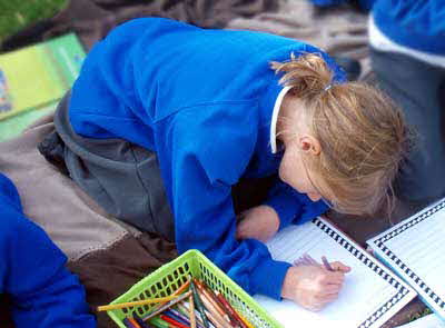 Child drawing picture